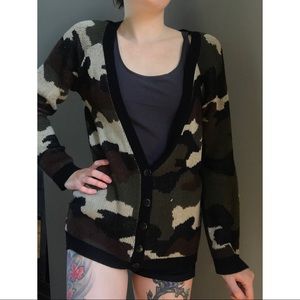 Camo Cardigan